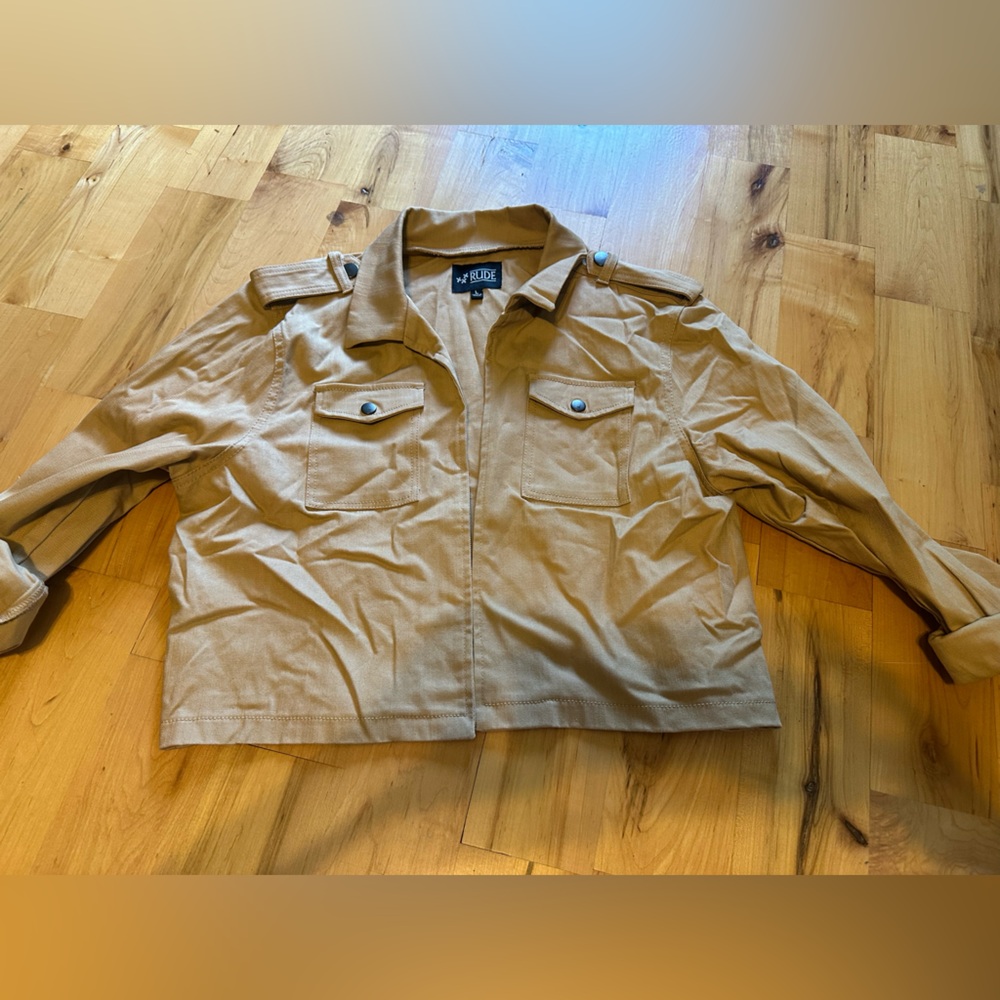 Super Cute Khaki Short Jacket